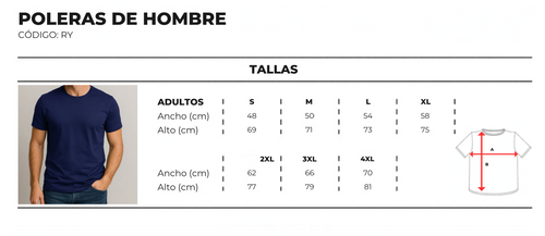 POLERA DE HOMBRES RY