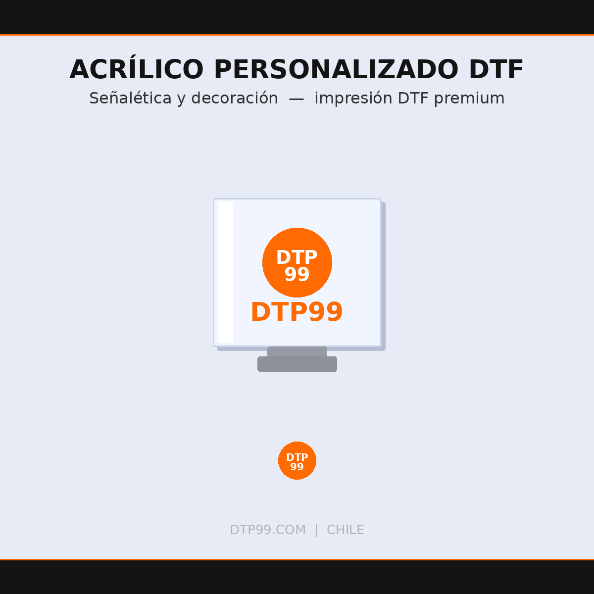Acrílico Decorativo Personalizado DTF — Tus Recuerdos en Arte DTP99