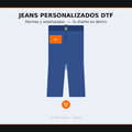 Jeans Personalizados con Parche o Bordado DTF — DTP99 Chile