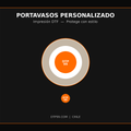 Portavasos Personalizado con Logo — Regalo Corporativo DTF DTP99